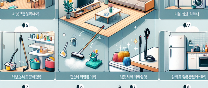대구 원룸청소의 모든 것, 완벽한 팁 공개